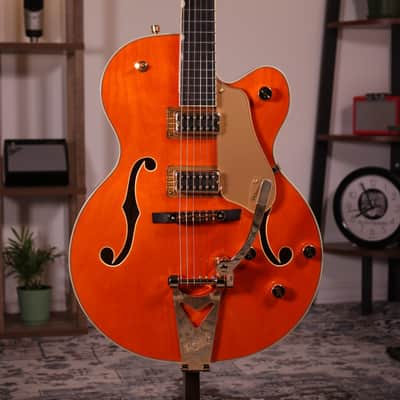 Gretsch Synchromatic Nashville Hollow Body - Ebony Fingerboard, 50's Orange Stain image 16