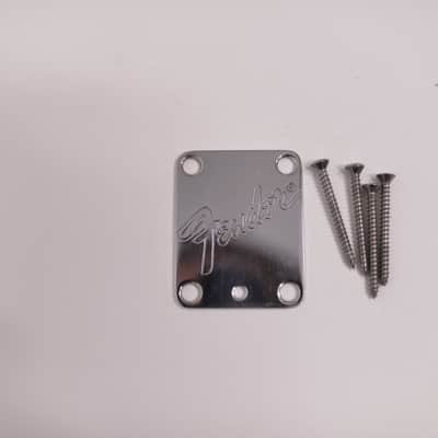 1987-1988 Vintage Fender Stratocaster Plus Neckplate w/Original Screws 1989 1990 1991 1992 1993 image 8
