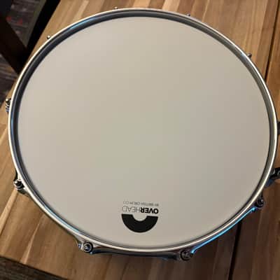 British Drum Company Raven 14x6" Birch / Ash 10-Lug Snare Drum 2025 - Present - Black Ash Satin image 3