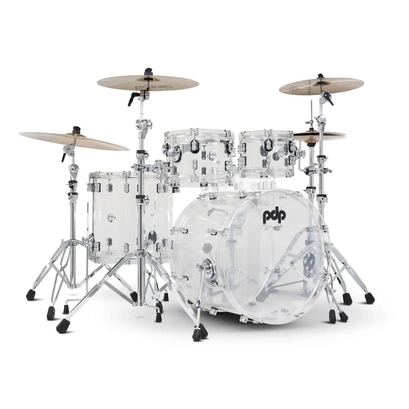 PDP Concept Acrylic 4pc Drum Set image 1