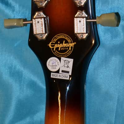 Epiphone EJ-200 Artist Jumbo Acoustic  Vintage Sunburst image 10