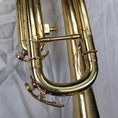 Couesnon Raw Brass Bb Trumpet Circa 1970's with original case & mouthpiece image 17