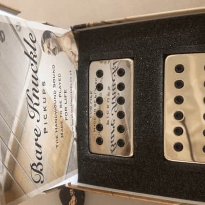 Bare Knuckle Warpig Humbucker Set 6-String Standard Spacing B-Bolt Nickel Covers Pickup image 1