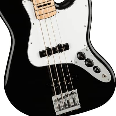 Fender Geddy Lee Jazz Bass Electric Guitar, Maple Fingerboard, Black - MIM image 6