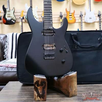 Jackson American Series Virtuoso HT Hardtail Streaked Ebony Fingerboard Satin Black 7.45 lbs image 6