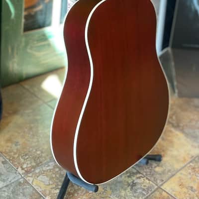 Gibson J-45 Special Acoustic Electric Guitar in Satin Wine Red w/ Gibson Case image 16