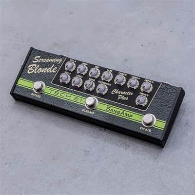 Tech 21 SansAmp Character Plus Screaming Blonde Guitar Effects Pedal **SUPER-MEGA-CLEAN!! - complete in-box! ~ships free! image 1