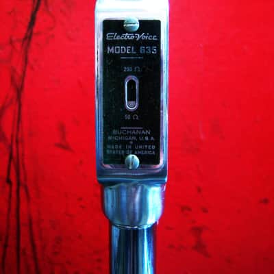 Vintage RARE 1940's Electro-Voice 635 / 630 Omnidirectional Dynamic Microphone Dual Z image 6