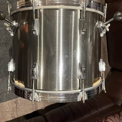 VINTAGE TAMA Swingstar 22x16 bass drum 1980's - Misty Chrome image 5