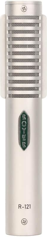 Royer R-121 Studio Ribbon Microphone with RSM-SS1 Sling-Shock Microphone Shockmount image 1