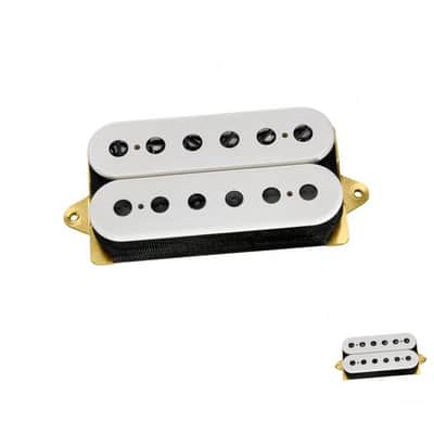 DiMarzio DP155 The Tone Zone Humbucker Pickup F-spaced, white with black pole- NEW image 1