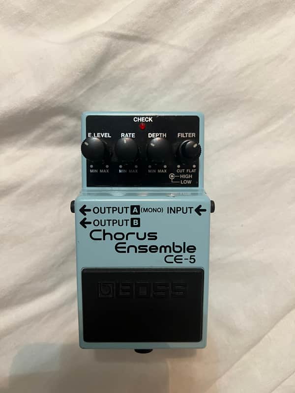 Boss CE-5(a) Chorus Ensemble (Dark Gray Label) 2001 - Present - Blue