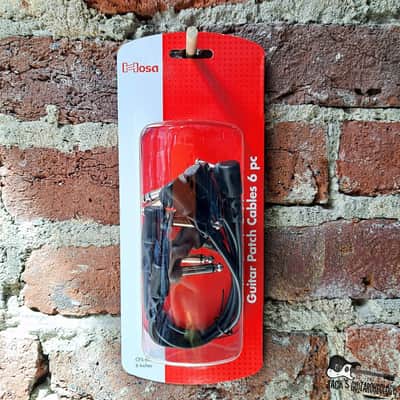 Hosa CFS-606 Patch Cable - Right Angle to Right Angle - 6 inch (6 pack)