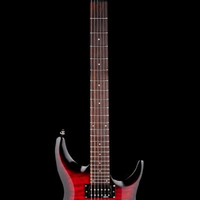 Used Schecter C-6 Plus Cherry Burst Electric Guitar No Can No Bag image 7