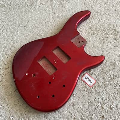 Metallic Red Dean Bass Solid Basswood Body image 5