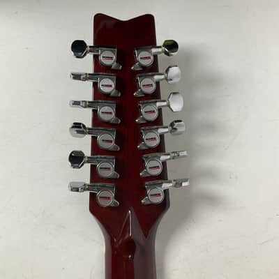 Washburn D12-12N 12-String Acoustic Guitar & Hard Case ***NECK CRACKED*** image 4