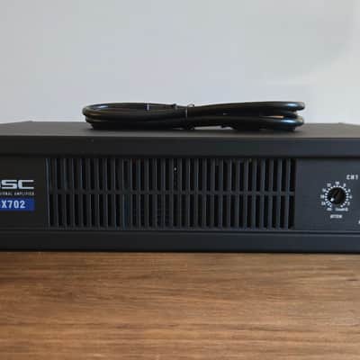 QSC CX702 2-Channel Commercial Power Amplifier 2010s - Black image 1