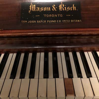1890-1990 Mason & Risch Upright Piano (First 600 Serial Number) image 6