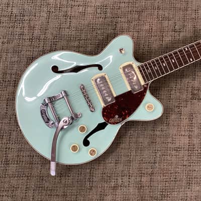 Gretsch G2655T-P90 Streamliner Center Block in Two Tone Mint Metallic/Vintage Mahogany Stain image 1