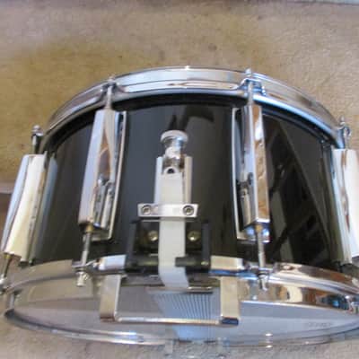 Yamaha Vintage Recording Custom Snare Drum, 14 X 6.5, Black Lacquer, Japan Made - 1983! image 3