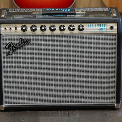 Fender '68 Custom Pro Reverb 40-Watt 1x12" Guitar Combo 2021 - Present - Black image 1