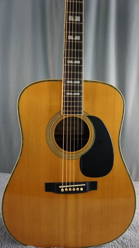 Pro Martin W-250 Vintage MIJ Dreadnought Acoustic Guitar w/ Gig Bag image 1