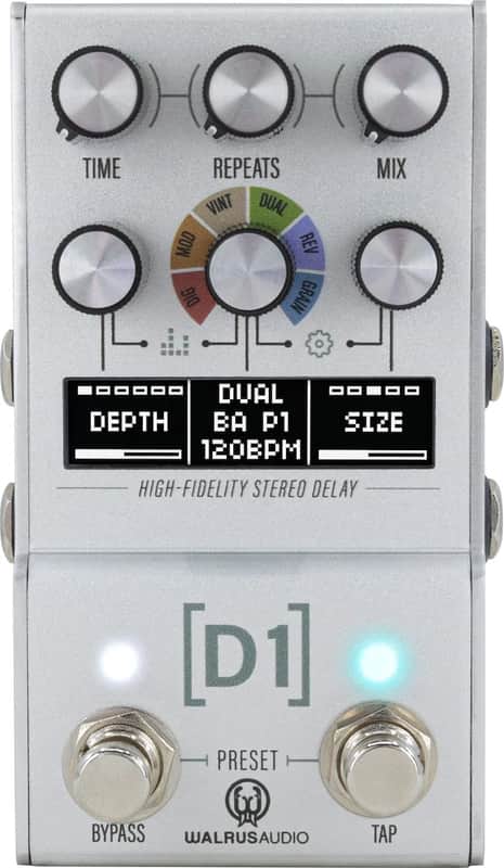 Walrus Audio Mako Series MKII: D1 High-Fidelity Delay image 1