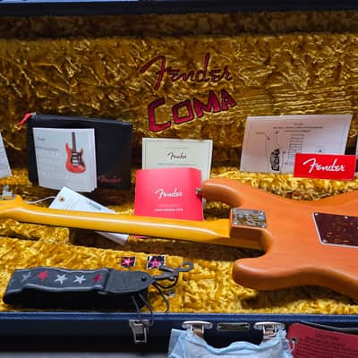 Fender Michael Landau Coma 1959 Stratocaster BRAND NEW Stripped Dakota Red! Custom Floyd Rose route from factory! Ultimate American 50s Reissue USA Super Strat HSS Guitar image 10