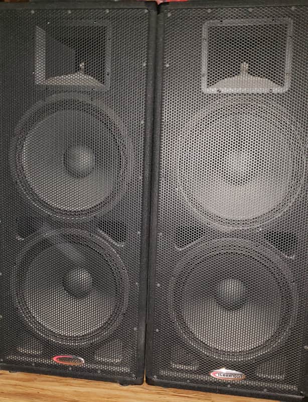 Harbinger HX152 Dual 15" 2-Way Speaker Cabinets image 1