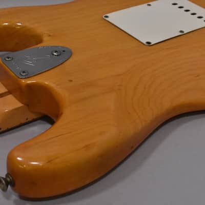 1973 Fender Stratocaster Natural Ash Finish Lefty Left Handed w/OHSC image 11