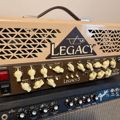Carvin Legacy 3 Model VL300 Steve Vai Signature 3-Channel 100-Watt Guitar Amp Head 2012 - 2017 - Brown with Tan Top image 3