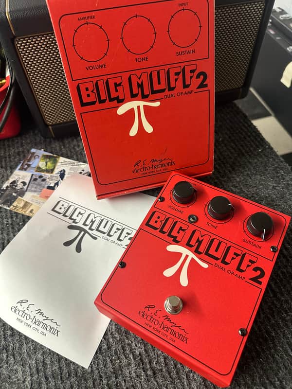 Electro-Harmonix / JHS Big Muff 2 Dual Op-Amp Fuzz 2025 - Red image 1
