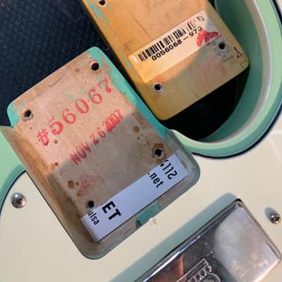 Fender American Vintage '62 Telecaster Custom 2007 Surf Green Seymour Duncan Neck HB AVRI w/ OHSC image 12