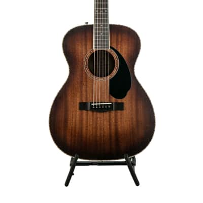 Fender PO-220E Orchestra Electro Acoustic Guitar, Aged Cognac Burst, CC22050XXXX image 4