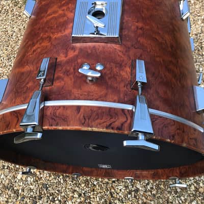 SONOR SONOR HORST LINK SIGNATURE HEAVY BEECH DRUM KIT, 3 PIECE 1990 AFRICAN BUBINGA image 19