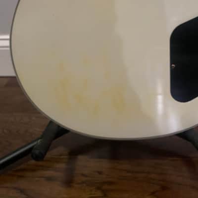 Left Handed Gibson Les Paul Custom 2009 - Alpine White imagen 7
