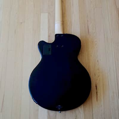 Yamaha BEX4 Hollowbody Acoustic Electric Bass Guitar w/ Piezo Pickup & Hardshell Coffin Case image 3