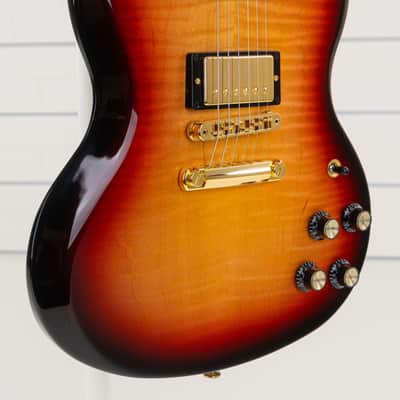 Gibson SG Supreme Electric Guitar, Ebony Fingerboard, Fireburst image 13