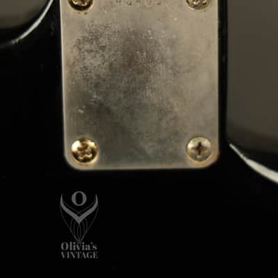 1960 Fender LEFT-HANDED Stratocaster factory assembled with '57 neck Custom Color BLACK with GOLD hardware!!! image 13