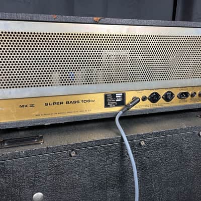 Marshall JCM800 MKII Super Bass 100W - 1935B straight cabinet with 4x12” Celestion G12-65 UK Made 1980 image 6