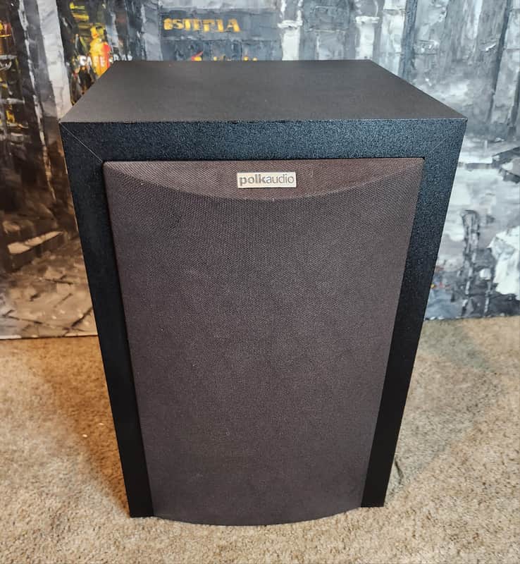 Polk Polk RM6750 subwoofer  8-inch powered 90s  - Black image 1