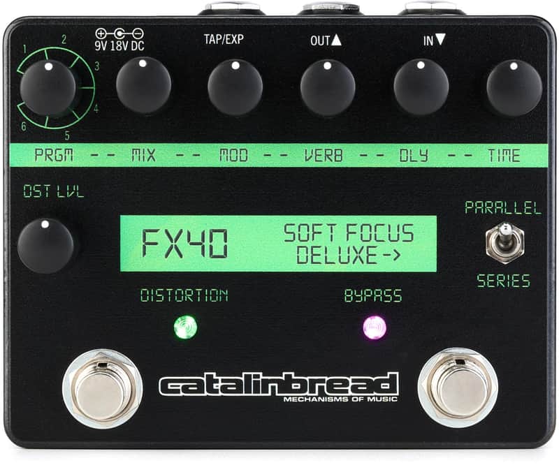 Catalinbread Soft Focus Deluxe Multi-effects Pedal - Black image 1