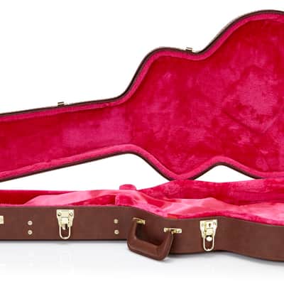 Gator Semi-Hollow Guitar Deluxe Wood Case (GW-335-BROWN) image 19