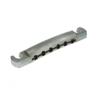 Faber TP-59NA Aged Nickel Vintage Spec Pure ALU Stop Tailpiece image 2