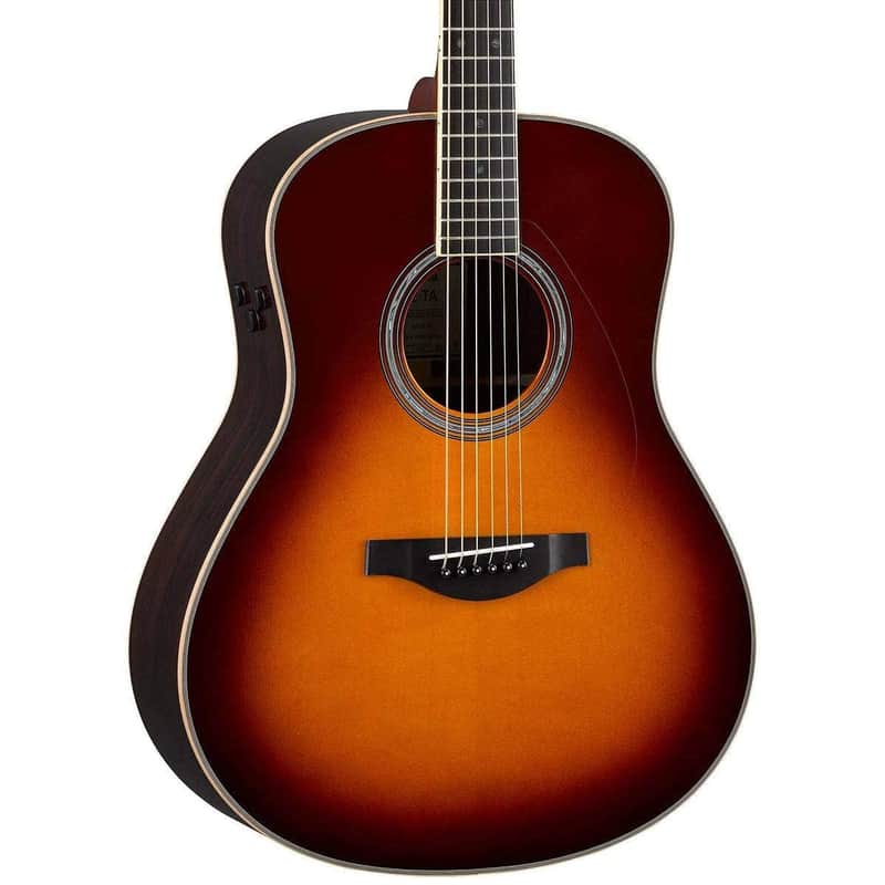 Yamaha LL TA Transacoustic Acoustic Electric Guitar Brown Sunburst image 1