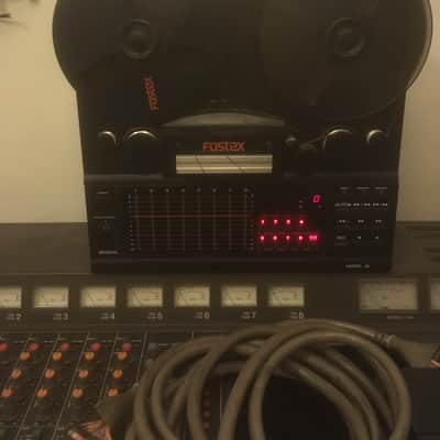 Fostex Model 80 8track 1/4" Reel to Reel Analog Tape Recorder w/ Remote and Foot Pedal image 3