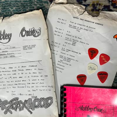 Tommy Lee's Motley Crue "Girls, Girls, Girls" Tour Pearl Free Floating Snare Drum. SIGNED! image 9