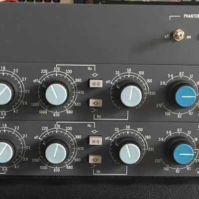 Pair of Neve 31105 Mic Pre/EQ with power supply by PAST image 1