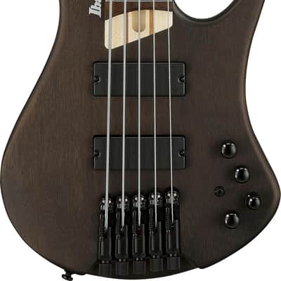 Ibanez Bass Workshop EHB605 5-string Electric Bass Guitar - Walnut Flat image 1