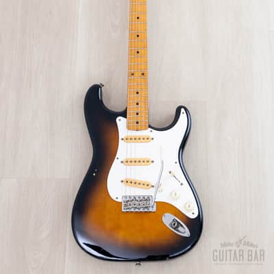 1987 Fender Stratocaster ‘57 Vintage Reissue ST57-55 Sunburst 100% Original w/ Case, Japan MIJ Fujigen image 2